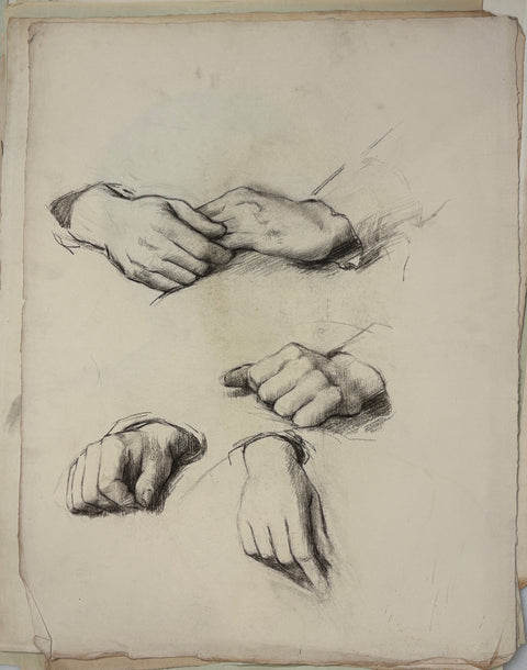 Georges Bretegnier Academic Figure Studies