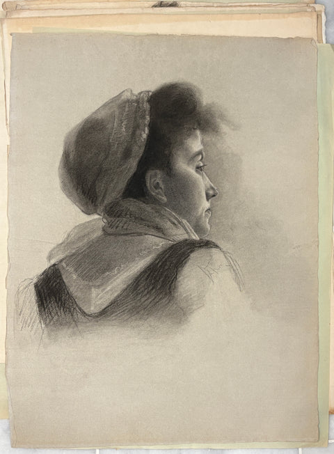 Georges Bretegnier Academic Figure Studies