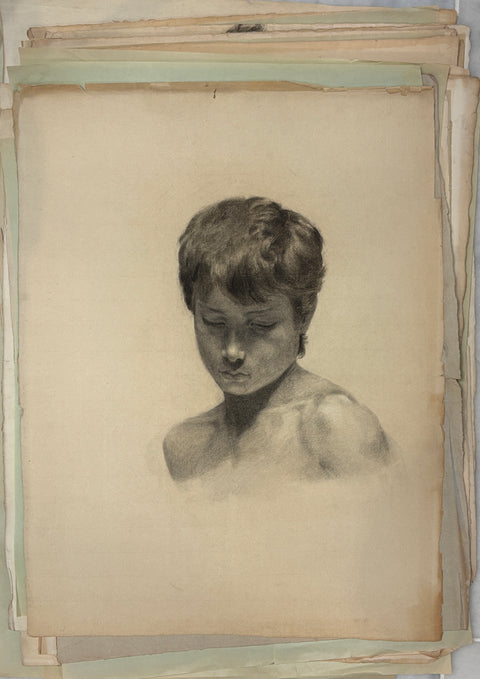 Georges Bretegnier Academic Figure Studies