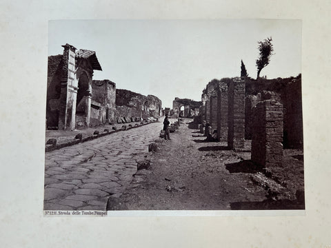 Giorgio Sommer, Strada delle tombe - Pompei