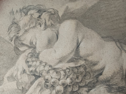 faune drawing french school 17th/18th century