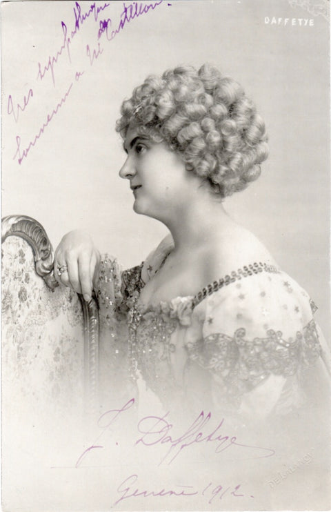 Jeanne Daffetye Deze Autograph