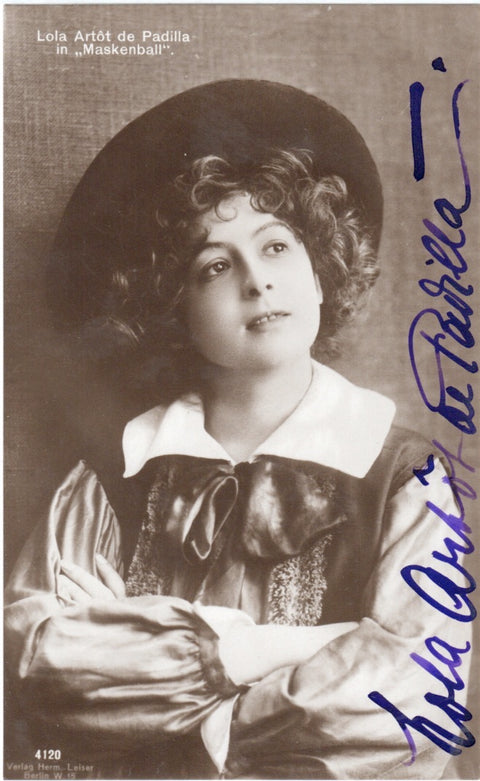 Lola Artot de Padilla  Autograph