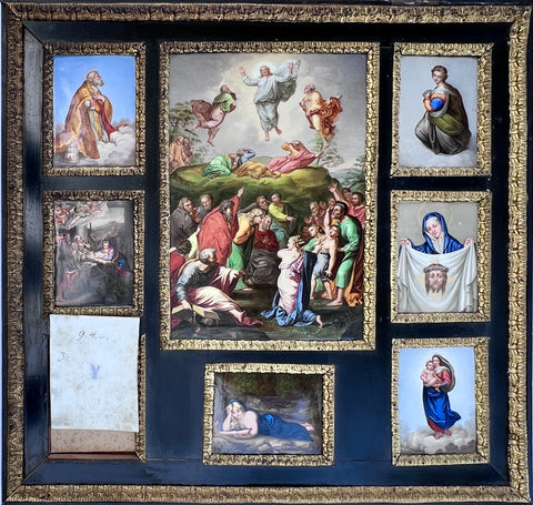 Meissen porcelain rectangular plaques after Raphael