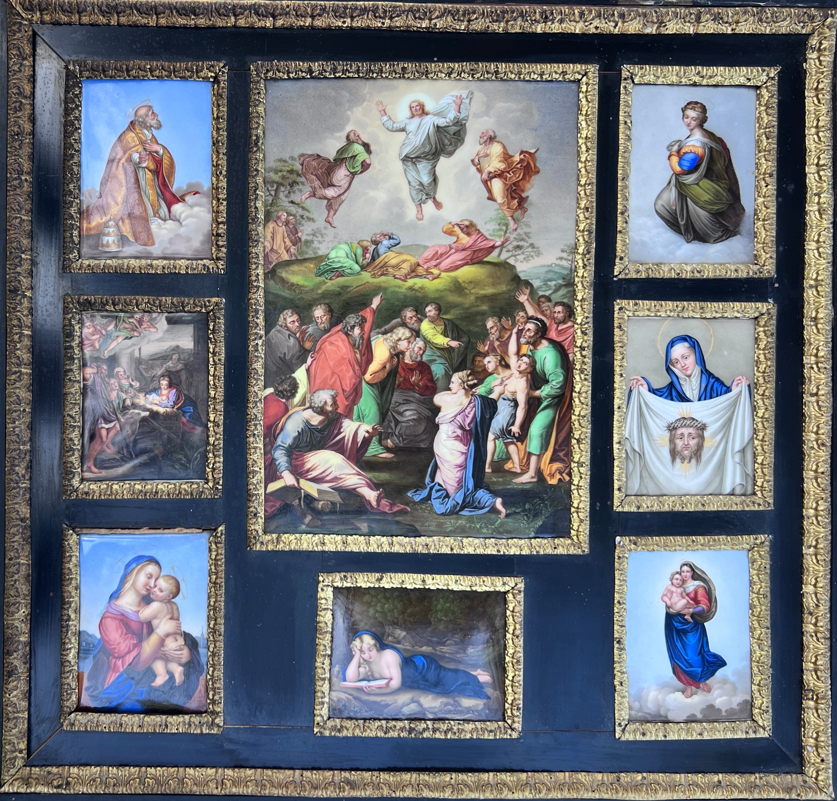 Meissen porcelain plaques after Raphael — a pair of exceptional quality.