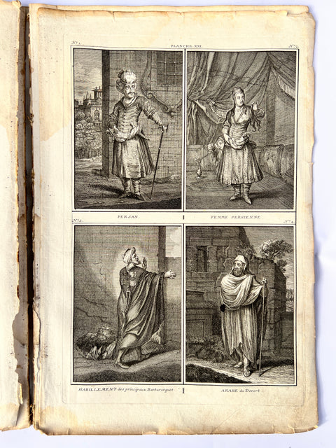 45 original 18th century Middle East prints
