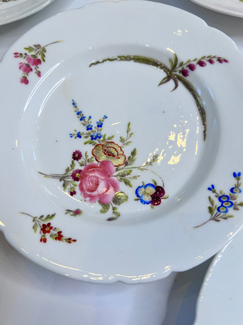 8 Swiss Nyon porcelain