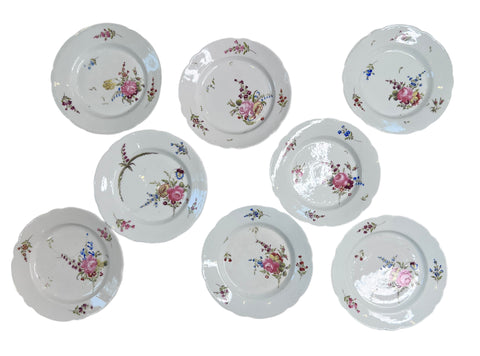 8 Swiss Nyon porcelain