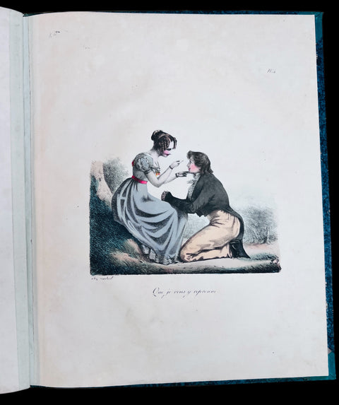 Collection of Hand-Coloured Lithographs