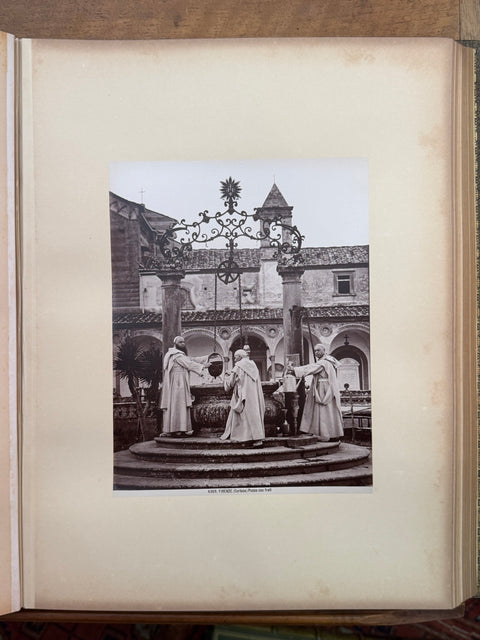 3 volumes photographic collection albumen prints