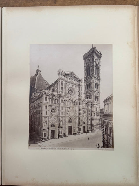 3 volumes photographic collection albumen prints