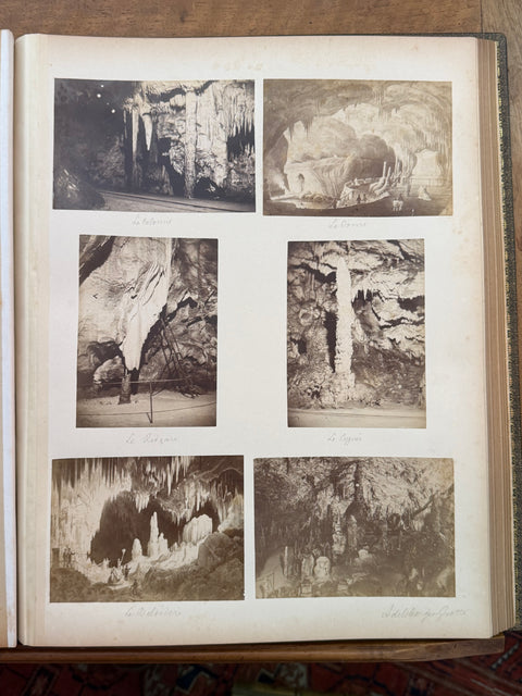 3 volumes photographic collection albumen prints