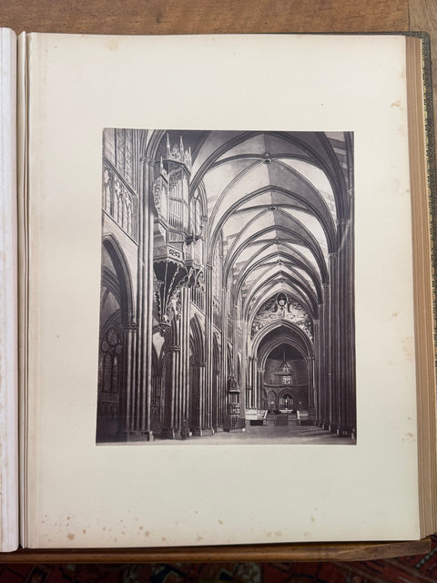 3 volumes photographic collection albumen prints