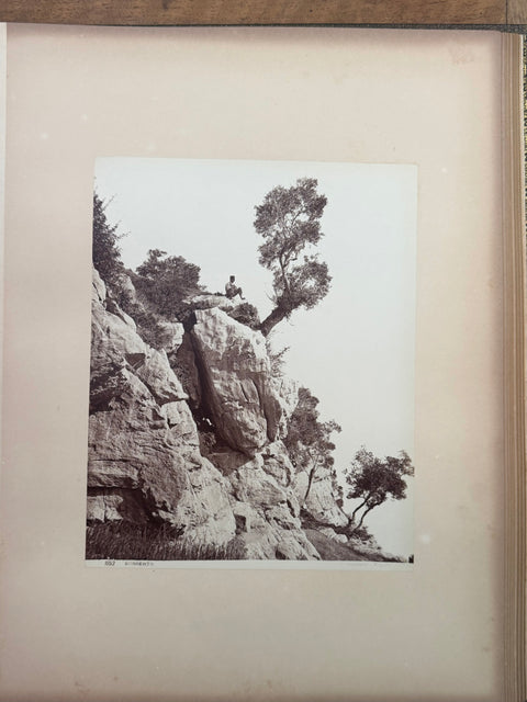 3 volumes photographic collection albumen prints