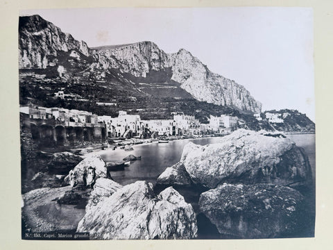 3 volumes photographic collection albumen prints