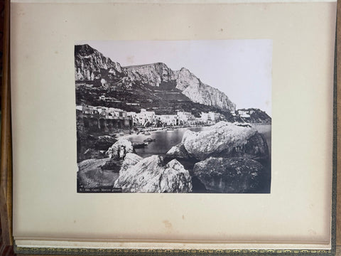 3 volumes photographic collection albumen prints