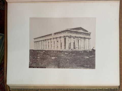 3 volumes photographic collection albumen prints