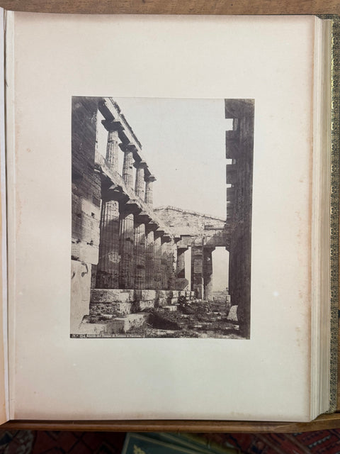 3 volumes photographic collection albumen prints