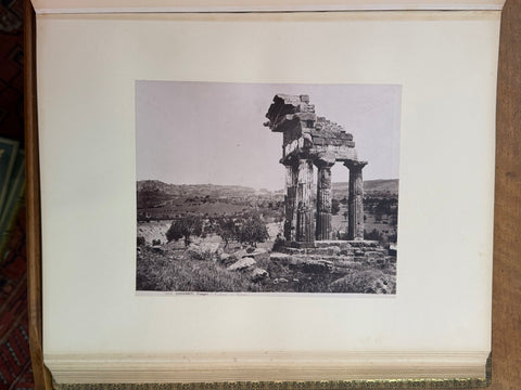 3 volumes photographic collection albumen prints