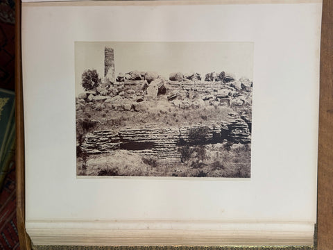 3 volumes photographic collection albumen prints