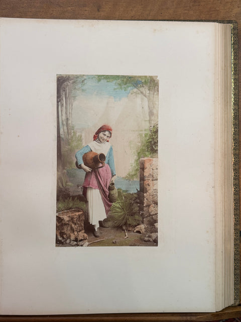 3 volumes photographic collection albumen prints