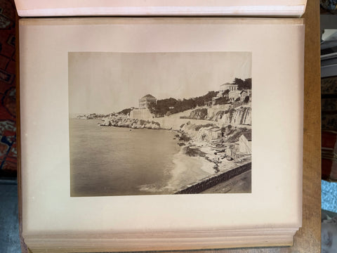 3 volumes photographic collection albumen prints