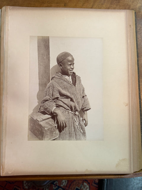 3 volumes photographic collection albumen prints