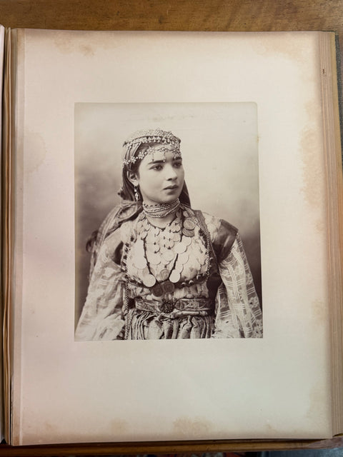 3 volumes photographic collection albumen prints