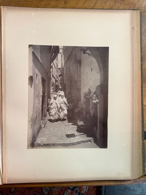 3 volumes photographic collection albumen prints