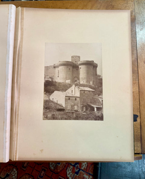3 volumes photographic collection albumen prints