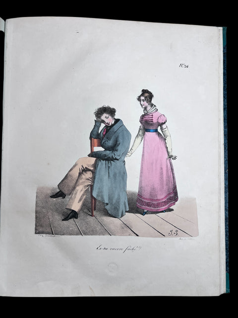 Collection of Hand-Coloured Lithographs