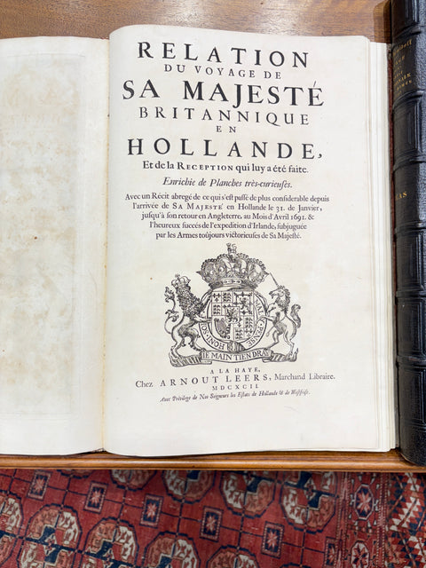 Relation du voyage de Sa Majesté Britannique en Hollande