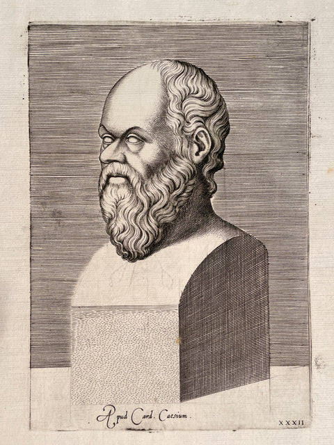 Agostino Veneziano - Socrates ?