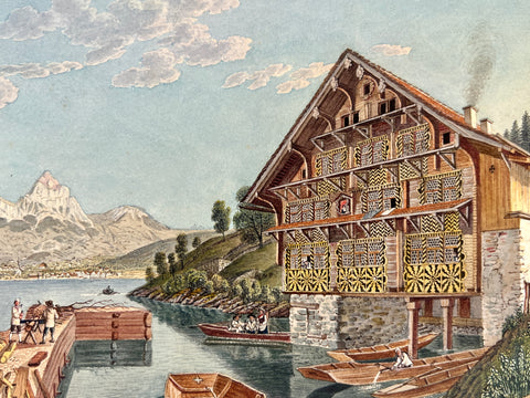 Treib Swiss Chalet on the lac of Lucerne