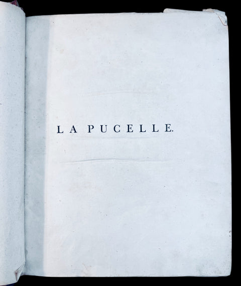 VOLTAIRE "La Pucelle" 1789