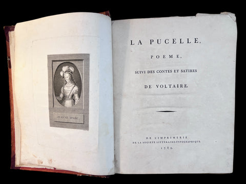 VOLTAIRE "La Pucelle" 1789