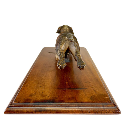 Austrian bronze running dog