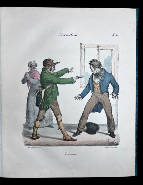 Collection of Hand-Coloured Lithographs