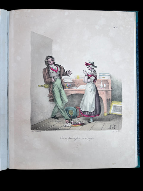 Collection of Hand-Coloured Lithographs