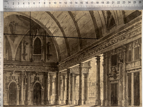Giuseppe SPAMPANI (c.1768-1828) Architectural Capriccio