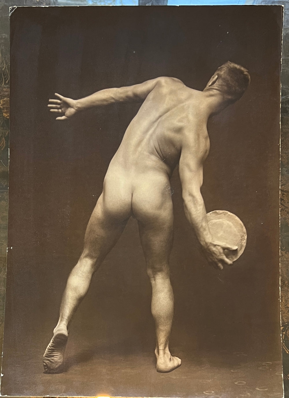 James Perret - Pair of large 30's Athletes photographs
