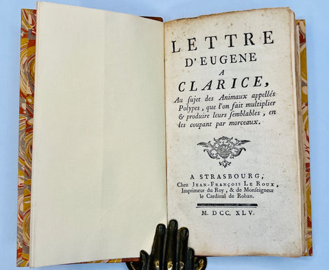 Abraham Trembley, Lettre d'Eugène à Clarice au sujet des animaux appellés polypes 1745