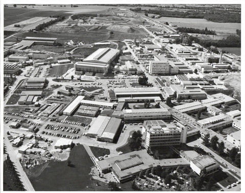 Aerial view of CERN site