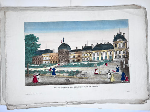 A set of 94 hand coloured vues d'optique