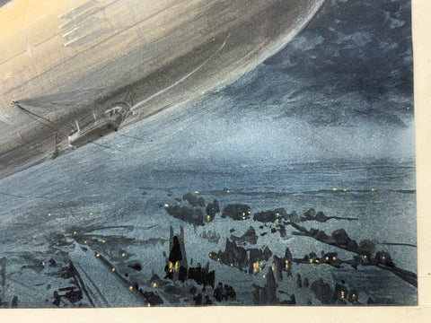 Warneford shooting down Zeppelin LZ 37