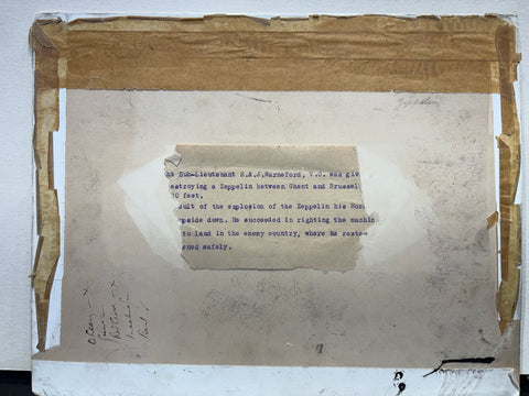 Warneford shooting down Zeppelin LZ 37