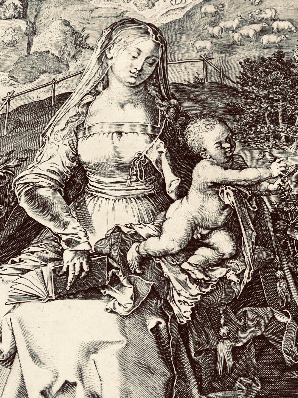 Aegidius Sadeler Virgin and Child after Albrecht Dürer
