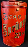 Very Rare Cacao Sprungli Tin Box Zurich - appleboutique-com