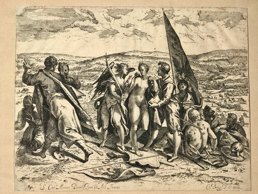 Cornelis Theodorus Boissens Allegory of war and peace