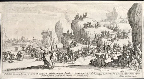 Jacques Callot, French, 1592–1635 Le Passage de la Mer Rouge (Crossing the Red Sea)